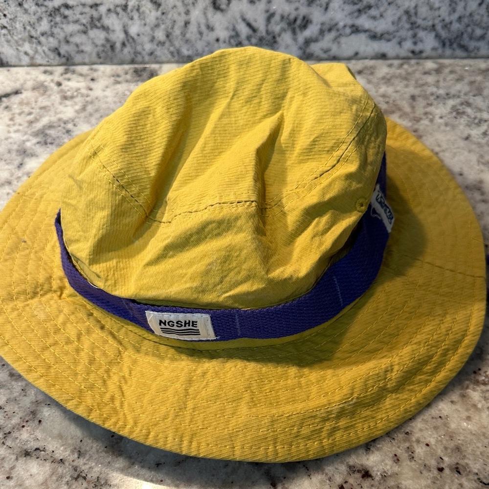 NGSHE Yellow and Purple Bucket Hat